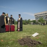Първа копка на храм „Св. цар Борис Покръстител“ в двора на столичната Академия на МВР 