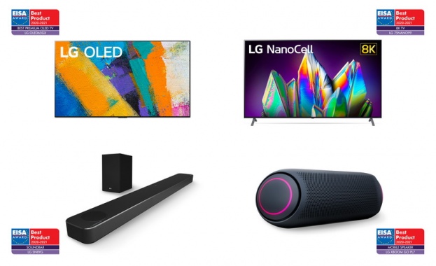 Иновативните решения на LG за забавление у дома печелят престижни