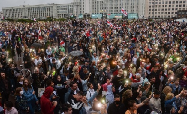 Бившият кандидат за президент на Беларус от опозицията Светлана Тихановская