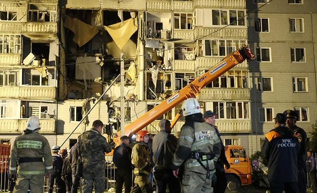 Инцидентът е станал в град Ярославъл Взрив на битова газ