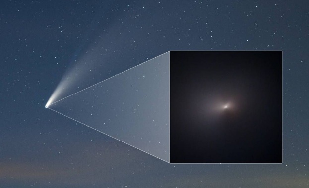  НАСА показа уникална снимка на кометата NEOWISE от телескопа "Хъбъл" 