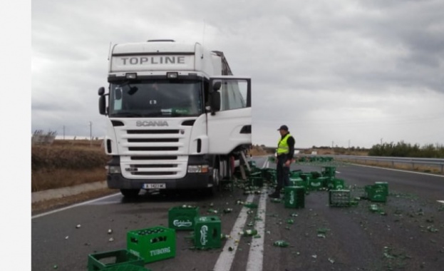 Автомагистрала Тракия която временно бе затворена в посока София край