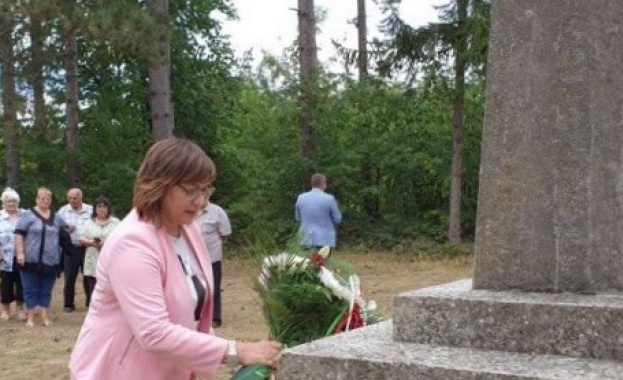 При посещението си в Търговище председателят на БСП Корнелия Нинова