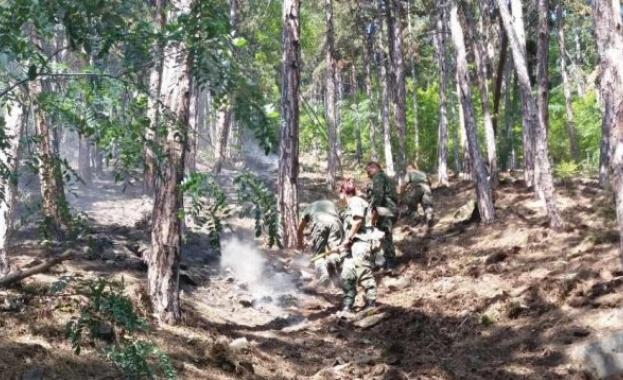 Модулът за гасене на пожари на 61 а механизирана бригада се