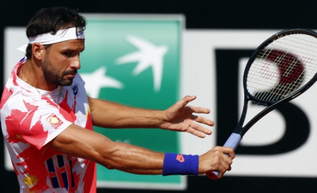 Поставеният под №15 Григор Димитров губеше със сет и пробив