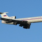 Единственият останал Ту-154 в Русия направи последния си полет