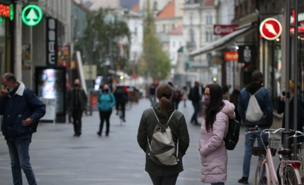 Неколкостотин демонстранти протестиращи срещу въведените от словенските власти карантинни ограничения