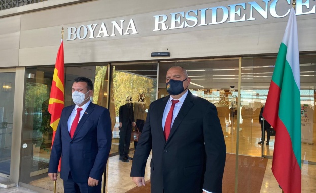 Министър председателят Бойко Борисов посрещна премиера на Република Северна Македония Зоран