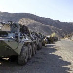 Руските миротворчески сили пристигнаха в столицата на Нагорни Карабах
