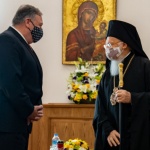 Вселенският патриарх Вартоломей прие Помпео в Истанбул   
