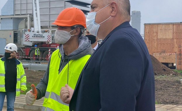 Борисов инспектира площадката на газова станция "Расово", част от "Балкански поток" Борисов инспектира площадката на газова станция "Расово", част от "Балкански поток"