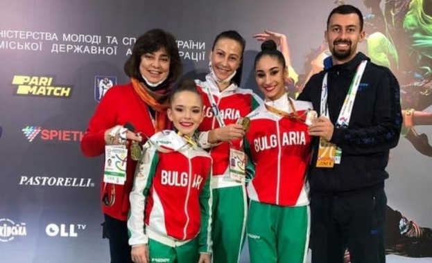 България спечели пълен комплект медали златен сребърен и бронзов