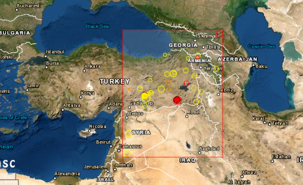 Земетресение с магнитуд от 5 та степен разтърси Турция в 7 45
