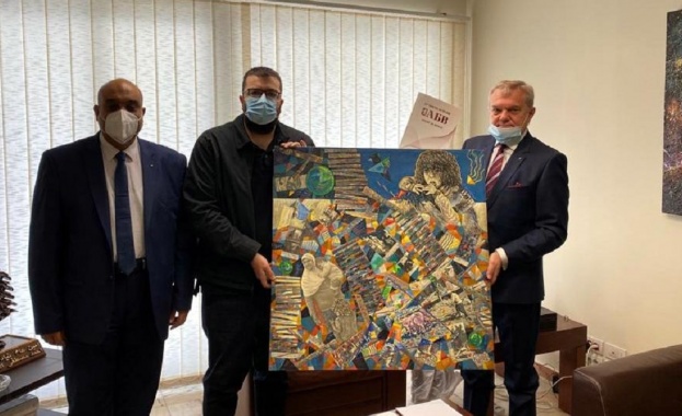 Председателят на ПП АБВ Румен Петков и Анастас Терзобалиев съветник