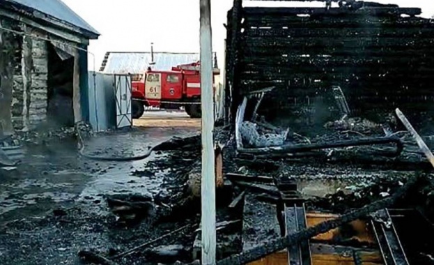 Пожар погуби 11 души в старчески дом в Русия 