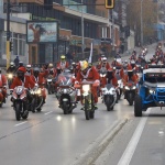 Коледно шествие на мотористи оживи улиците на Русе (видео)