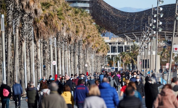 Броят на чуждестранните туристи, посетили Испания през текущата година, се