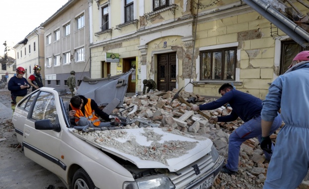 В Хърватия в пострадалите от земетресението с магнитуд 6 4