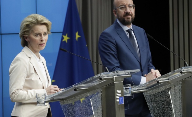 Председателят на Европейската комисия Урсула фон дер Лайен и председателят