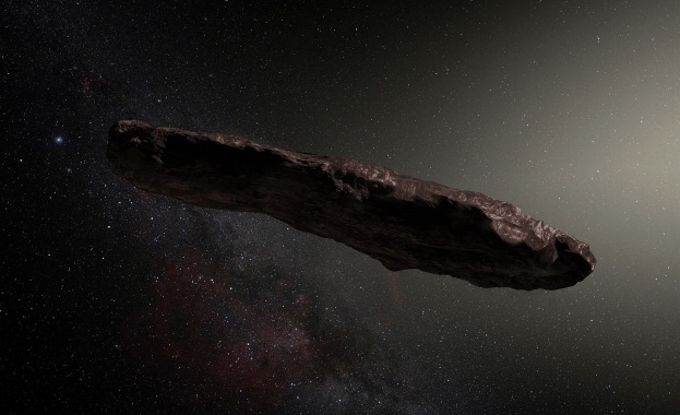 Причудливият астероид от 2017 г известен с името Оумуамуа е