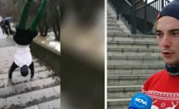 25 годишен русенец в понеделник изкачи на ръце над 1 100