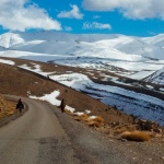 Сняг покри пясъците на Сахара в Алжир и Мароко