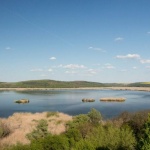 Езерото в резервата "Сребърна" замръзна 