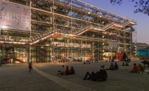 Центърът Помпиду за модерно и съвременно изкуство една от