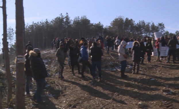 Жители на Варна излязоха на пореден протест срещу изсичането на