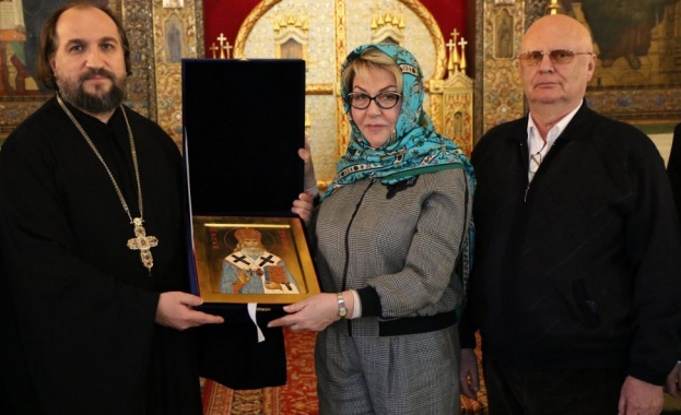 Новият посланик на Русия посети руската църква в София