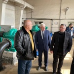 Борисов инспектира ремонта пречиствателната станция за питейна вода в Перник 