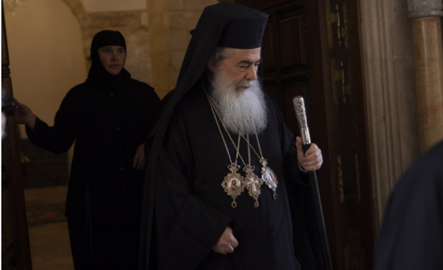 Предстоятелят на Православната Йерусалимска патриаршия Негово Светейшество Теофил III благослови