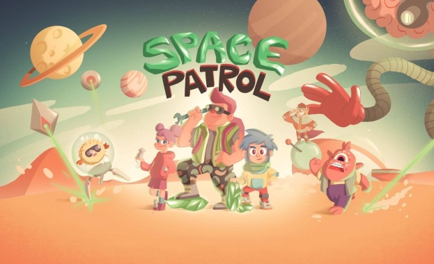 SPACE PATROL е първата образователна мобилна игра за ученици която