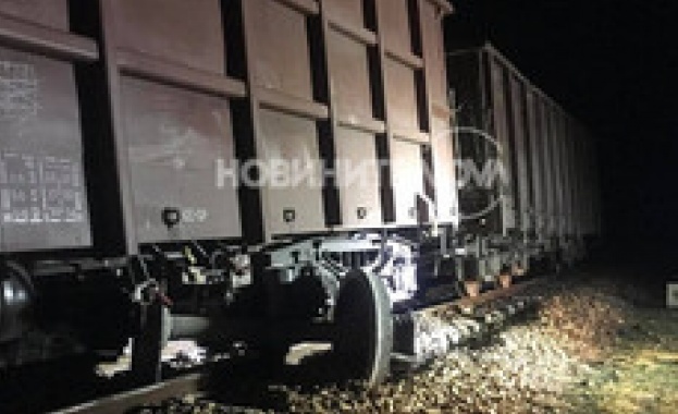 Вагон от товарна композиция се обърна в междугарието Твърдица