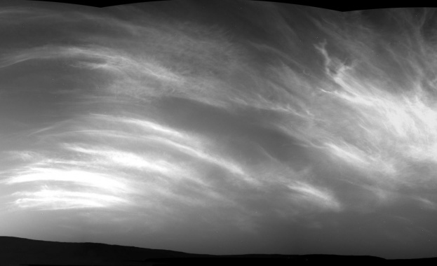 Ново видео разкрива как на Марс не само има облаци