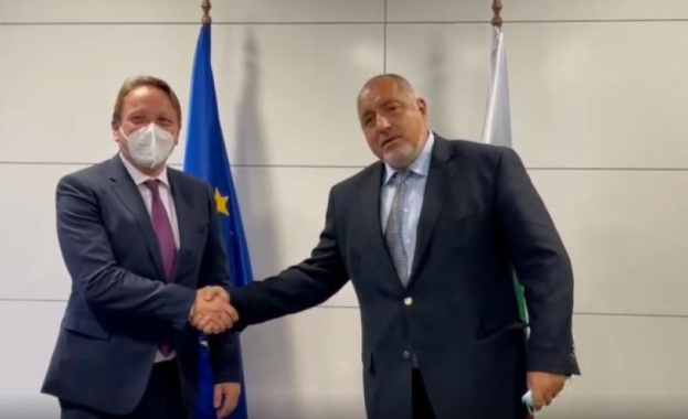 Председателят на ГЕРБ Бойко Борисов се срещна с еврокомисаря по