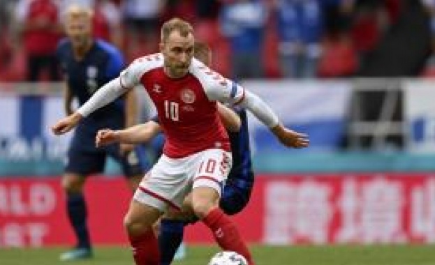 Датският полузащитник Кристиан Ериксен отправи послание към феновете от болницата