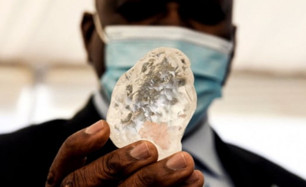 В Ботсвана е бил открит необработен диамант който е оценяван