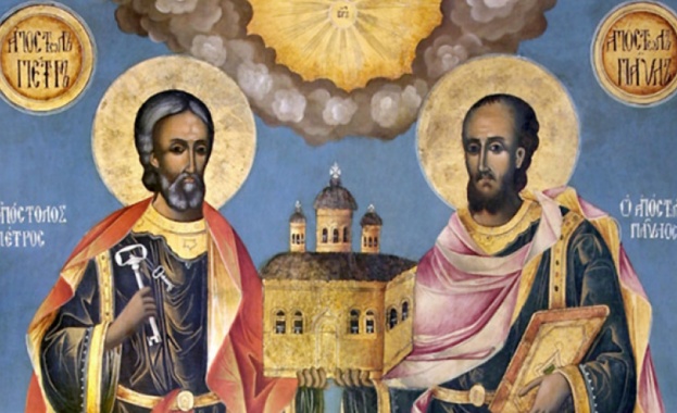 Св славни и прехвални апостоли Петър и Павел Петровден Светите