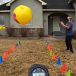 Рекорд на Гинес: 356 подавания на надуваема топка за 3 минути 