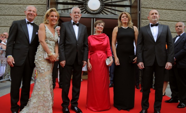 Българският държавен глава Румен Радев и австрийският му колега Александер