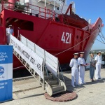 Мария Бакалова стана кръстница на български научноизследователски кораб 