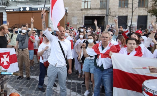 Протест с искане за оставката на президента на Беларус Александър