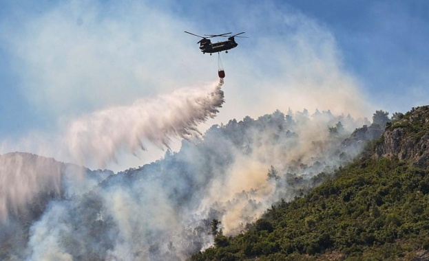 Екипаж от 24 а авиобаза в Крумово с вертолет Ми 17 и