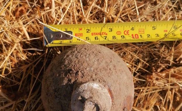 Служители на Министерството на отбраната МО унищожиха граната и силно