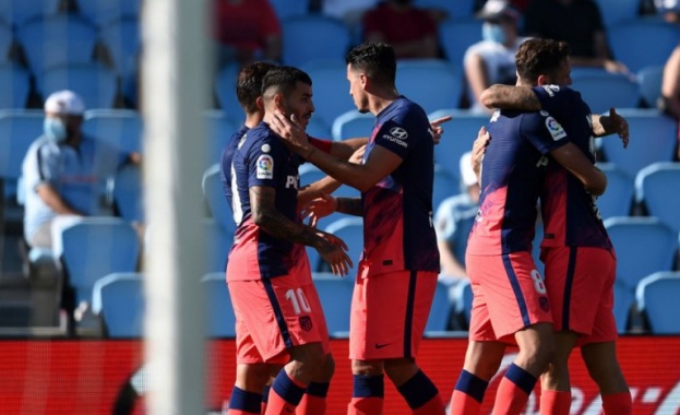 Атлетико Мадрид започна с победа защитата на титлата си във