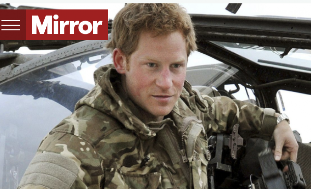 Херцогът на Съсекс принц Хари призова ветераните от войната в