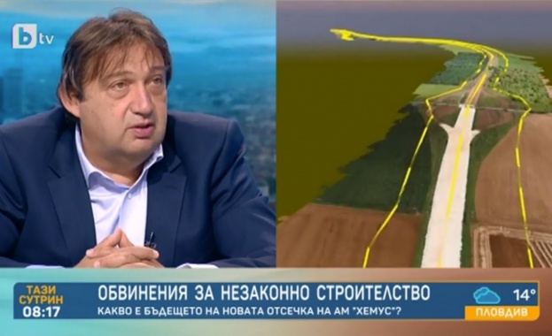 На автомагистрала Хемус мащабите на незаконното строителство което е допуснато