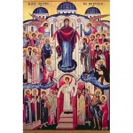 Покров на Пресвета Богородица. Св. ап. Анания. Преп. Роман Сладкопевец. Преп. Йоан Кукузел