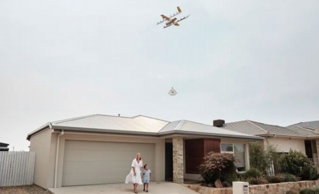 Wing дъщерното дружество на Alphabet за доставки чрез дронове стартира